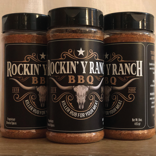 Buy 3 and save 15% Rockin' Y Ranch BBQ Rub - 16 oz (3 Pack)